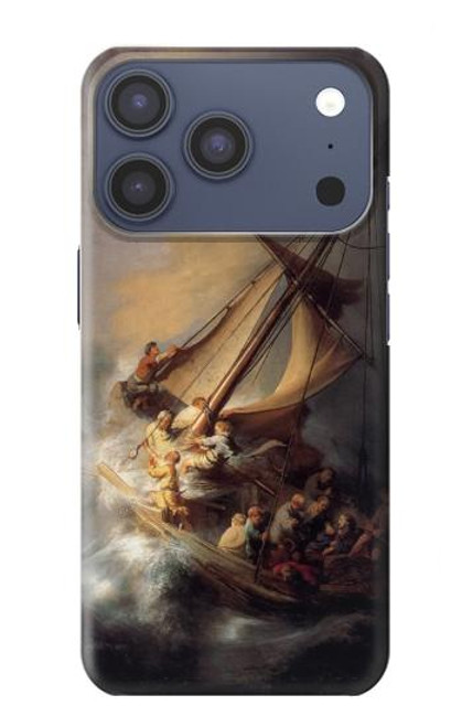 S1091 Rembrandt Christ dans la tempête Etui Coque Housse pour iPhone 17 Pro