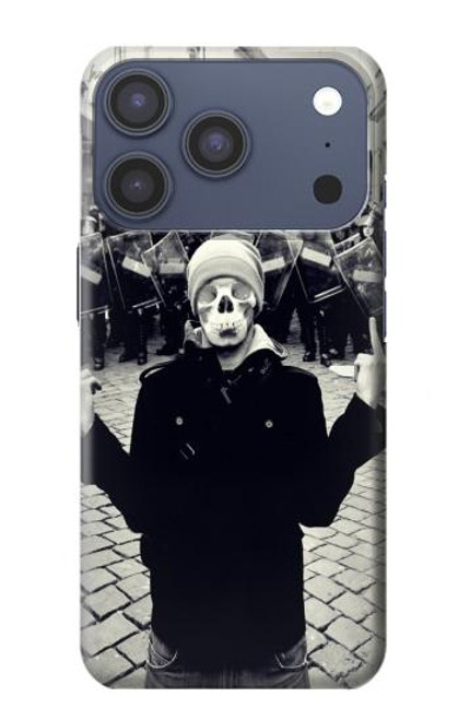 S1108 Masque crâne Etui Coque Housse pour iPhone 17 Pro
