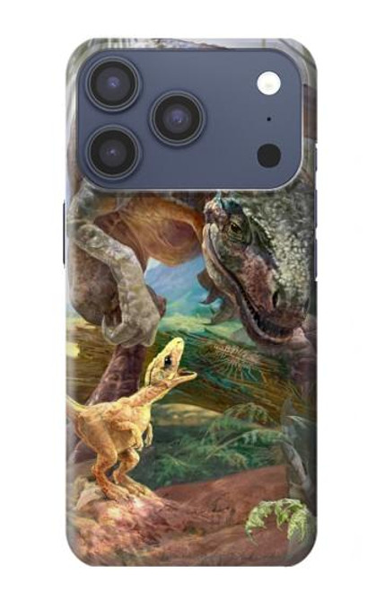 S1290 Dinosaures T-Rex Etui Coque Housse pour iPhone 17 Pro