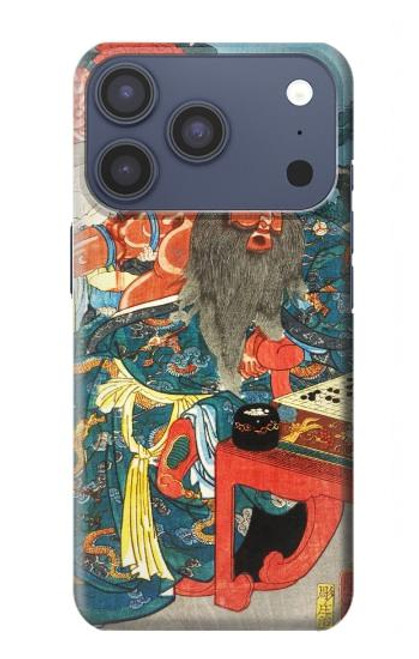 S1826 Utagawa Kuniyoshi Guan Yu Etui Coque Housse pour iPhone 17 Pro