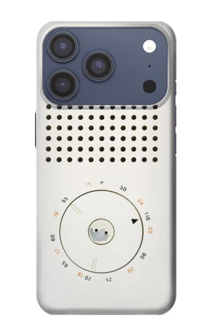 S1857 Rétro transistor radio Etui Coque Housse pour iPhone 17 Pro