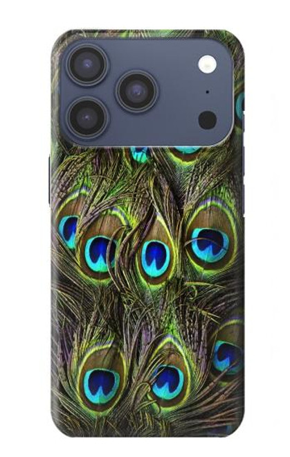 S1965 Paon Plume Etui Coque Housse pour iPhone 17 Pro