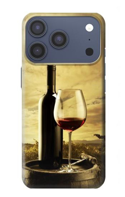 S2042 Raisin Vignoble Raisins Bouteille Rouge Vin Etui Coque Housse pour iPhone 17 Pro