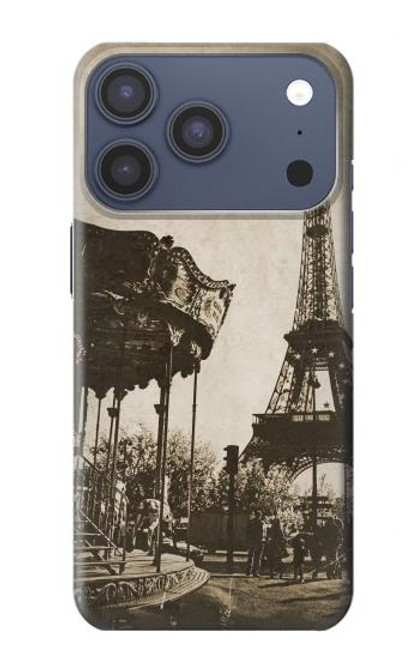 S2174 Tour Eiffel Paris Millésime Etui Coque Housse pour iPhone 17 Pro
