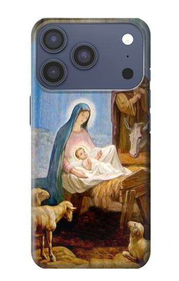 S2276 la Nativité Etui Coque Housse pour iPhone 17 Pro, 18 Pro