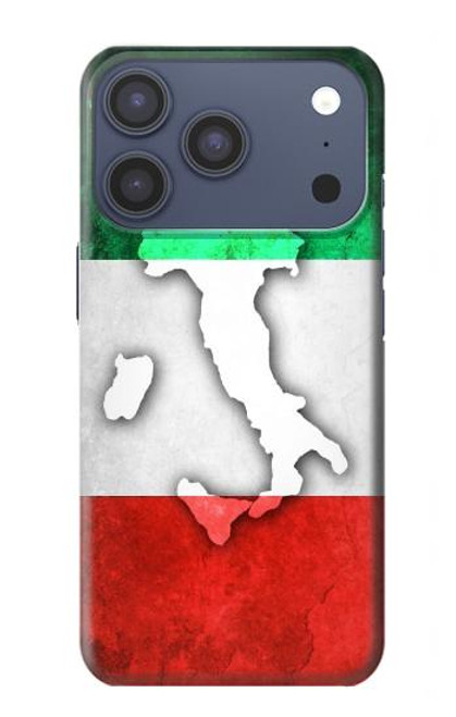 S2338 Italie Drapeau Etui Coque Housse pour iPhone 17 Pro