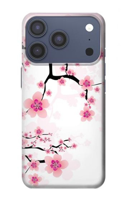 S2359 Fleur de prunier Etui Coque Housse pour iPhone 17 Pro
