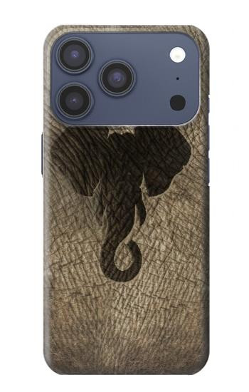 S2516 Elephant Peau Imprimé graphique Etui Coque Housse pour iPhone 17 Pro, 18 Pro