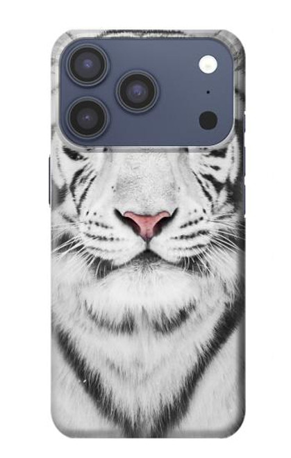 S2553 Tigre blanc Etui Coque Housse pour iPhone 17 Pro