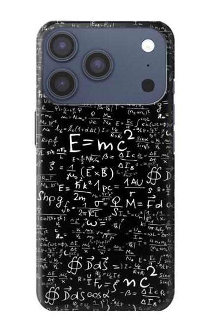 S2574 Mathématiques Physique Noirboard équation Etui Coque Housse pour iPhone 17 Pro