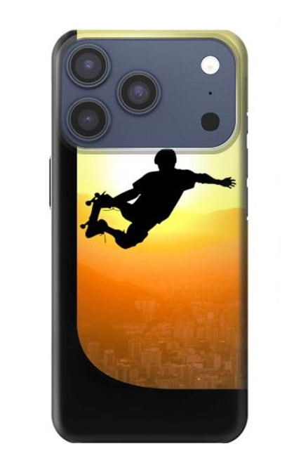 S2676 Extreme Skate-board Coucher de soleil Etui Coque Housse pour iPhone 17 Pro