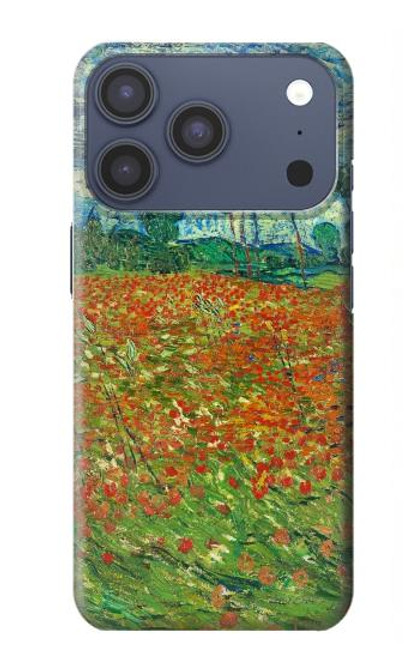 S2681 Champ de coquelicots Vincent Van Gogh Etui Coque Housse pour iPhone 17 Pro