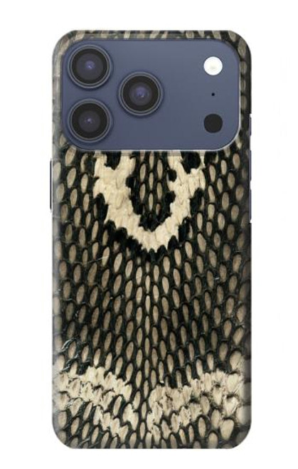 S2711 King Cobra Serpent Imprimé graphique Peau Etui Coque Housse pour iPhone 17 Pro