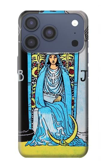 S2837 La Papesse carte de tarot Millésime Etui Coque Housse pour iPhone 17 Pro, 18 Pro