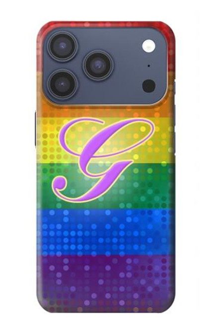 S2899 Arc en ciel LGBT Gay Pride Drapeau Etui Coque Housse pour iPhone 17 Pro