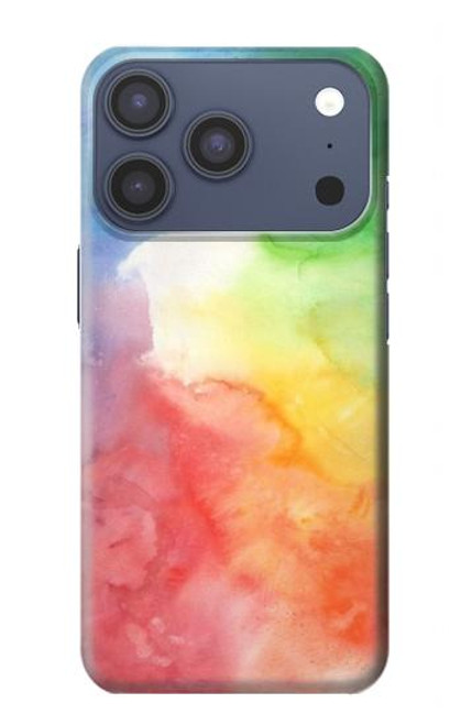 S2945 Aquarelle colorée Etui Coque Housse pour iPhone 17 Pro