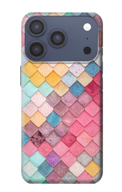 S2947 Bonbons Minimal Couleurs pastel Etui Coque Housse pour iPhone 17 Pro