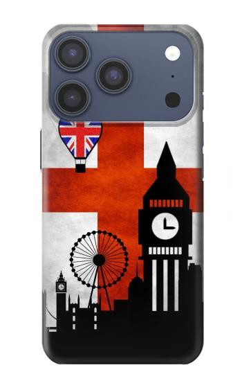 S2979 Angleterre Football Football Etui Coque Housse pour iPhone 17 Pro, 18 Pro