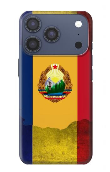 S3021 Roumanie Drapeau Etui Coque Housse pour iPhone 17 Pro, 18 Pro