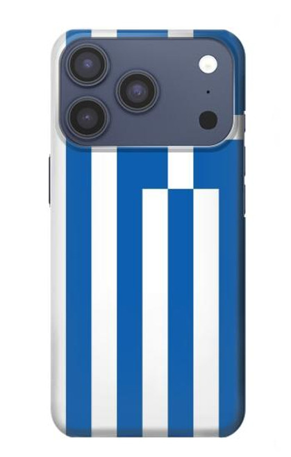 S3102 Drapeau de la Grèce Etui Coque Housse pour iPhone 17 Pro