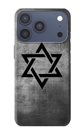 S3107 Judaïsme étoile de David Symbole Etui Coque Housse pour iPhone 17 Pro, 18 Pro