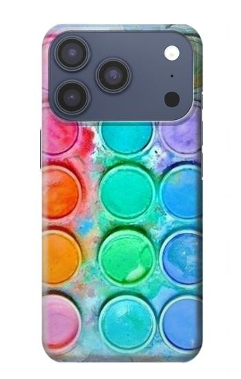 S3235 Mélange aquarelle Etui Coque Housse pour iPhone 17 Pro