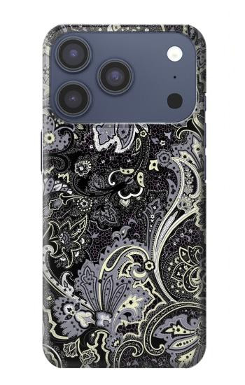 S3251 Motif Batik Fleur Etui Coque Housse pour iPhone 17 Pro