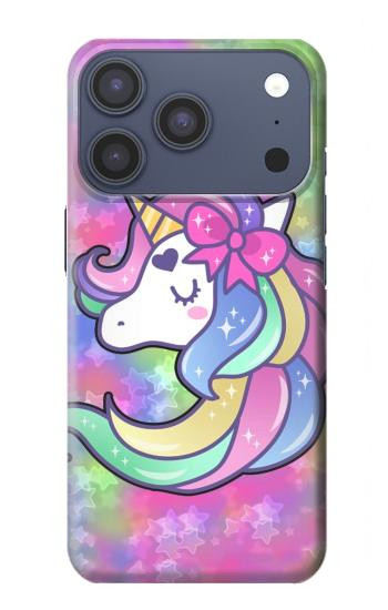 S3264 Pastel Licorne Etui Coque Housse pour iPhone 17 Pro, 18 Pro