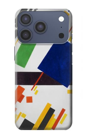 S3343 Kazimir Malevitch Composition suprématiste Etui Coque Housse pour iPhone 17 Pro, 18 Pro