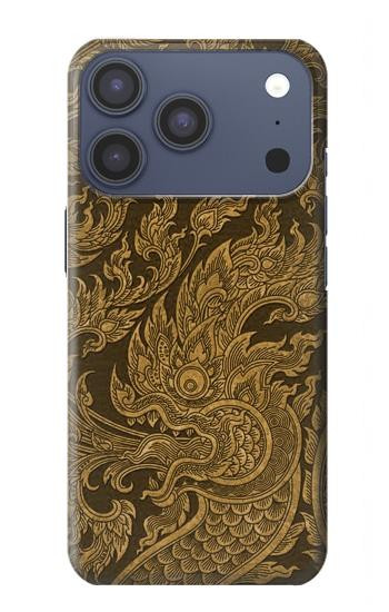 S3382 Art de la peinture thaïlandaise Naga Etui Coque Housse pour iPhone 17 Pro