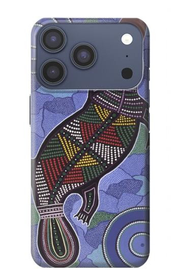 S3387 Platypus Art aborigène d'Australie Etui Coque Housse pour iPhone 17 Pro, 18 Pro