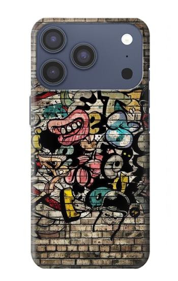S3394 Graffiti mur Etui Coque Housse pour iPhone 17 Pro, 18 Pro
