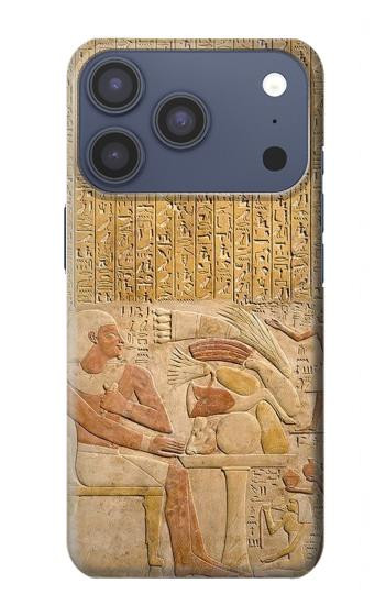 S3398 Egypte Stela Montouhotep Etui Coque Housse pour iPhone 17 Pro, 18 Pro