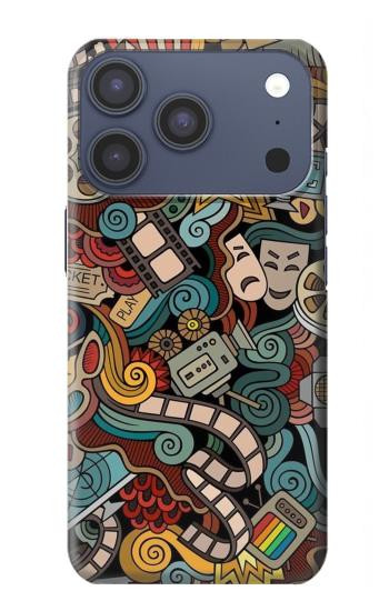 S3480 Divertissement Film par intérim Etui Coque Housse pour iPhone 17 Pro, 18 Pro