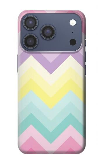 S3514 Arc en ciel Zigzag Etui Coque Housse pour iPhone 17 Pro, 18 Pro
