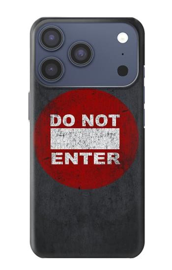 S3683 Ne pas entrer Etui Coque Housse pour iPhone 17 Pro