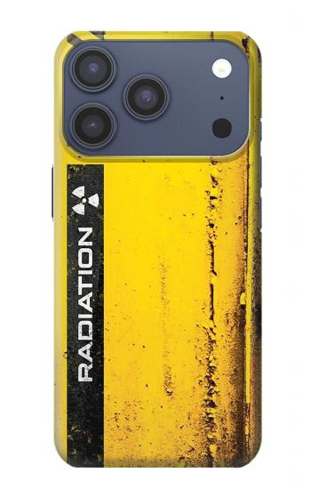 S3714 Avertissement de rayonnement Etui Coque Housse pour iPhone 17 Pro, 18 Pro