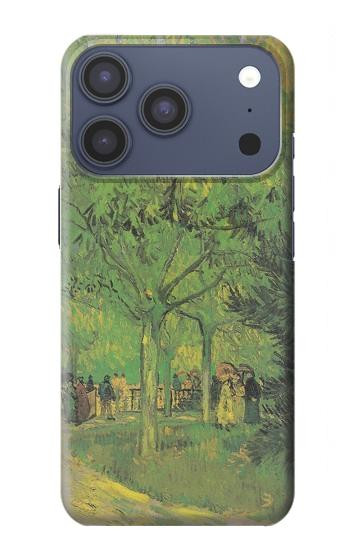 S3748 Van Gogh une ruelle dans un jardin public Etui Coque Housse pour iPhone 17 Pro, 18 Pro