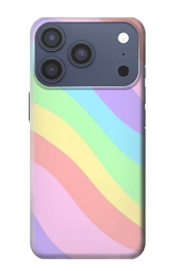 S3810 Vague d'été licorne pastel Etui Coque Housse pour iPhone 17 Pro