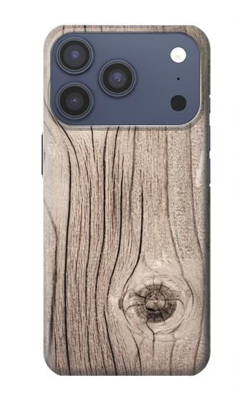 S3822 Graphique de la texture du bois imprimé Etui Coque Housse pour iPhone 17 Pro