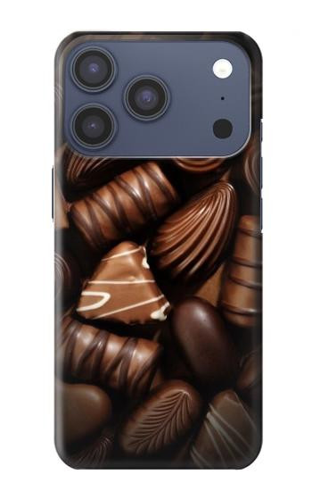 S3840 Amateurs de chocolat au lait au chocolat noir Etui Coque Housse pour iPhone 17 Pro, 18 Pro