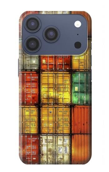 S3861 Bloc de conteneur coloré Etui Coque Housse pour iPhone 17 Pro