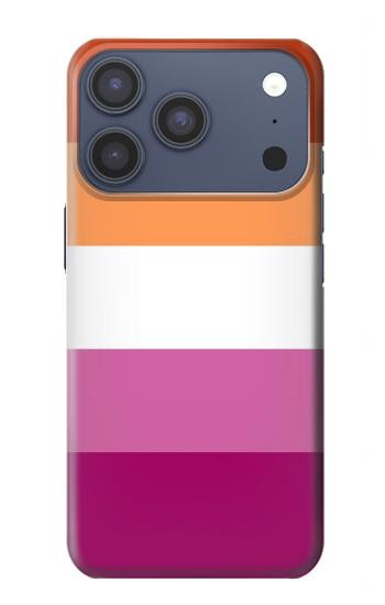 S3887 Drapeau de la fierté lesbienne Etui Coque Housse pour iPhone 17 Pro, 18 Pro