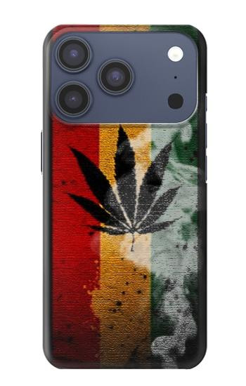 S3890 Drapeau Rasta Reggae Fumée Etui Coque Housse pour iPhone 17 Pro