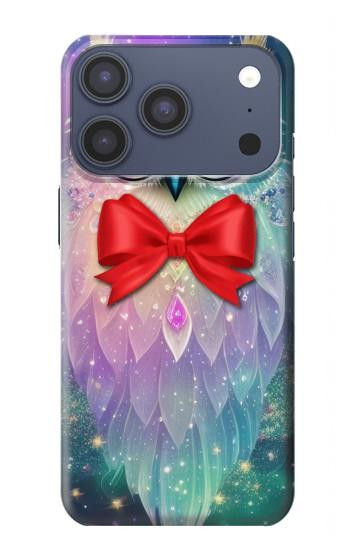 S3934 Hibou nerd fantastique Etui Coque Housse pour iPhone 17 Pro, 18 Pro