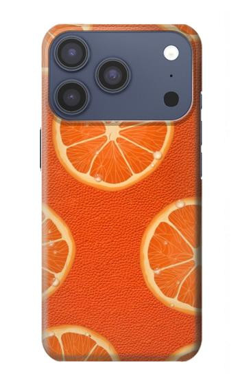 S3946 Motif orange sans couture Etui Coque Housse pour iPhone 17 Pro