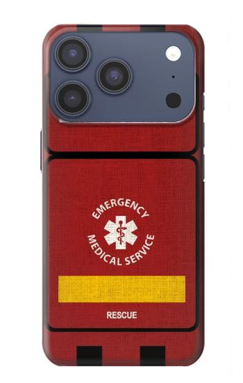 S3957 Service médical d'urgence Etui Coque Housse pour iPhone 17 Pro, 18 Pro