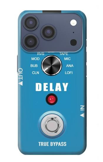 S3962 Graphique de retard analogique de guitare Etui Coque Housse pour iPhone 17 Pro, 18 Pro