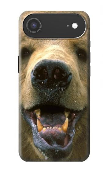 S0840 Grizzly Bear visage Etui Coque Housse pour iPhone Air