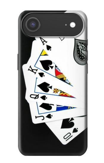 S1078 Poker Royal Flush droite Etui Coque Housse pour iPhone Air